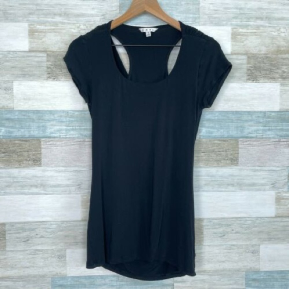 CAbi Black Flip It Tee (L) #382